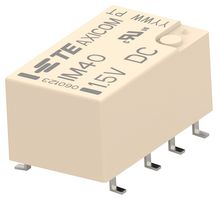 AXICOM - TE CONNECTIVITY 2-1462040-9 Signal Relay, 1.5 VDC, DPDT, 2 A, IM Series, Surface Mount, Latching Single Coil