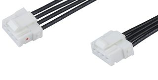 MOLEX 224482-1043 Cable Assembly, MicroTPA 2.0 Receptacle to MicroTPA 2.0 Receptacle, 4 Positions, 2 mm, 1 Row