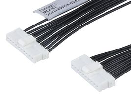MOLEX 224482-1102 Cable Assembly, MicroTPA 2.0 Receptacle to MicroTPA 2.0 Receptacle, 10 Positions, 2 mm, 1 Row