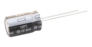 PANASONIC EEUHD1E102 Electrolytic Capacitor, 1000 µF, 25 V, ± 20%, PC Pin, 2000 hours @ 105°C, Polar