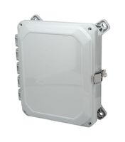 BUD INDUSTRIES DPH-28723 Plastic Enclosure, Hinged Cover, Multipurpose, Polycarbonate, 229.6 mm, 280.42 mm, 94.48 mm