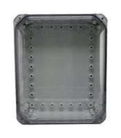 BUD INDUSTRIES DPS-28723-C Plastic Enclosure, Screwed Cover, Multipurpose, Polycarbonate, 280.42 mm, 229.62 mm, 94.48 mm