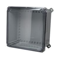 BUD INDUSTRIES DPS-28728-C Carcasa de Plástico, Cubierta Atornillada, Multipurpose, Policarbonato, 336.29 mm, 336.29 mm