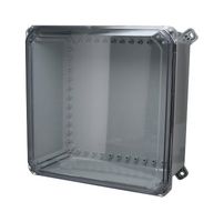 BUD INDUSTRIES DPS-28729-C Carcasa de Plástico, Cubierta Atornillada, Multipurpose, Policarbonato, 387.09 mm, 387.09 mm