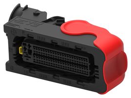 TE CONNECTIVITY 1-2344950-1 Automotive Connector Housing, 4 Row, Black, Receptacle, 95 Positions