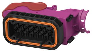 TE CONNECTIVITY 1-2368394-6 Automotive Connector Housing, Violet, LEAVYSEAL Series, Receptacle, 31 Positions