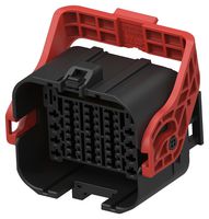 TE CONNECTIVITY 2378366-1 Automotive Connector Housing, Black, LEAVYSEAL Series, Receptacle, 58 Positions