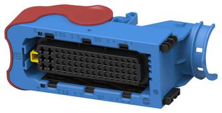 TE CONNECTIVITY 3-2366619-2 Automotive Connector Housing, Blue, LEAVYSEAL Series, Receptacle, 62 Positions