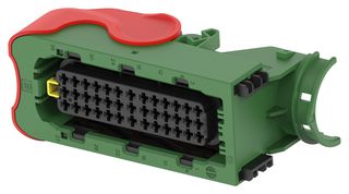 TE CONNECTIVITY 5-2368393-7 Automotive Connector Housing, Green, LEAVYSEAL Series, Receptacle, 39 Positions