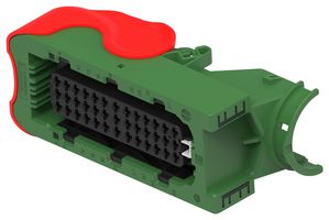 TE CONNECTIVITY 5-2385846-1 Automotive Connector Housing, Green, Receptacle, 39 Positions, AMP MCP 2.8 Series Socket Contacts