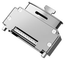 POSITRONIC MCD37000ELNT0/AA D Sub Backshell, MCD Series, DC, 180°, Aluminum Body
