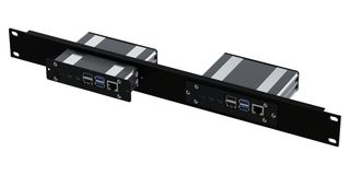 MULTICOMP PRO MP013550 Panel de Rack, Raspberry Pi5, 1U, 19", Negro, Aluminio