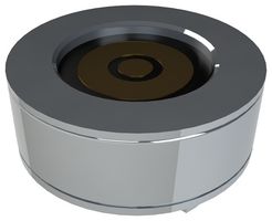 EDAC 686A03222001D1E Conector magnético, 2 Contactos, Receptáculo eléctrico, Recto, 3 mm, 2 A, Negro