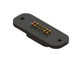 EDAC 686A1451220113E Magnetic Connector, 14 Contacts, Receptacle, Straight, 5 A, Black