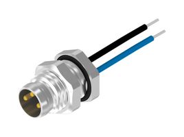 AMPHENOL CONEC 42-01035 Cable de Sensor, M8 Macho, Extremo Libre, 4 Contactos, 200 mm, 7.9 "