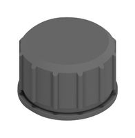 AMPHENOL CONEC 43-16213 Dust Cap / Cover, Protective Cap, CONEC M12 Plug Connectors, Nylon (Polyamide), Glass Filled Body