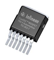 INFINEON AIMBG75R040M1HXTMA1 Silicon Carbide MOSFET, Single, N Channel, 47 A, 750 V, 0.052 ohm, TO-263 (D2PAK)