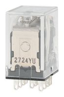 OMRON INDUSTRIAL AUTOMATION MY3-AC110/120 Power Relay, Miniature, 3PDT, 120 VAC, 5 A, MY Series, Socket, Non Latching