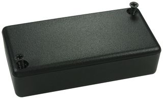 HAMMOND 1551KBK Plastic Enclosure, Miniature, IP54, Handheld, ABS, 80 mm, 40 mm, 20 mm, IP54