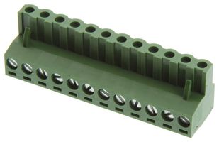 EATON ELECTRONICS EM256512H Pluggable Terminal Block, 5.08 mm, 12 Positions, Screw