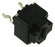 PANASONIC EVQP0D07K Tactile Switch, EVQP0 Series, Top Actuated, Through Hole, Round Button, 130 gf, 50mA at 30VDC
