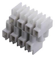 MOLEX 39100-1804 Panel Mount Barrier Terminal Block, Eurostyle, 2 Row, 4 Positions, 22 AWG, 12 AWG, 8 mm, 20 A