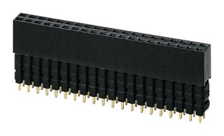 PHOENIX CONTACT 2202992 Socket Strip, Black, 100 pieces, 2.54mm, Raspberry Pi Dev Kits
