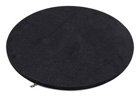PROTEKTIVE PAK 47203 ESD Dissipative Turntable w/Conductive Crosslink Polyethylene Foam, Black, 15.5" W