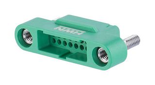 HARWIN G125-3241696M2 Connector Housing, Black / Green, G125 Series, Receptacle, 16 Positions, 1.25 mm