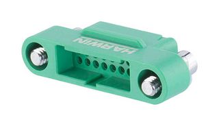 HARWIN G125-3241696M3 Connector Housing, Black / Green, G125 Series, Receptacle, 16 Positions, 1.25 mm