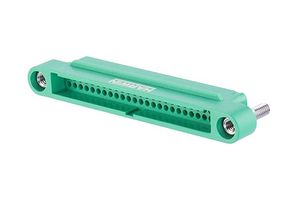 HARWIN G125-3245096M2 Connector Housing, Black / Green, G125 Series, Receptacle, 50 Positions, 1.25 mm