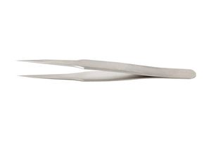 IDEAL-TEK M5E.CX.0.ITU Tweezer, Biology, Miniature, Precision, Pointed, Extra Fine, Super Alloy Body, 80 mm Length