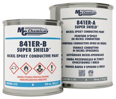 MG CHEMICALS 841ER-1.17L Conductive Coating, EMI and RFI Shielding, 2 Part Epoxy Based Nickel, Gray, Can, 1.17 l