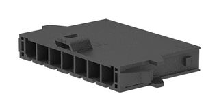 MOLEX 2138141107 Connector Housing, Black, Mega-Fit 213814 Series, Plug, 7 Positions, 5.7 mm