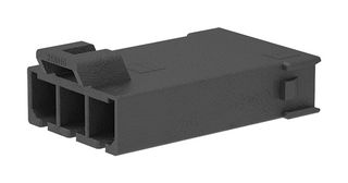 MOLEX 2138150103 Connector Housing, Black, Mega-Fit 213815 Series, Plug, 3 Positions, 5.7 mm