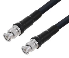 L-COM LCCA30190-FT2 RF / Coaxial Cable Assembly, 2 ft, 609.6 mm, LMR-400, BNC Plug, BNC Plug, 50 ohm