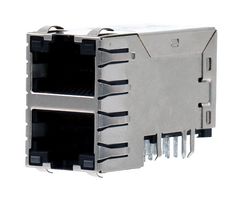 TRP CONNECTOR/BEL 2250731-1 Modular Connector, RJ45 Jack, 2 x 1 (Stacked), 8P8C, Through Hole Mount