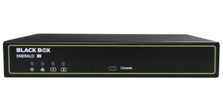 BLACK BOX EMD2002PE-T-R2 Extender, KVM-over-IP Transmitter, Dual-Monitor, 2x DVI-D, USB 2.0, RJ45 & SFP Dual Network Ports
