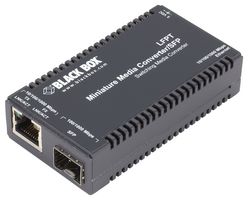 BLACK BOX LGC135A-R3 Convertidor de Medios, Gigabit Ethernet, Cobre 10/100/1000 Mbps a Fibra SFP 1000-Mbps