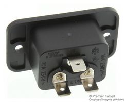 SCHURTER Kaltgeräte-Einbaustecker Sicherung 2A/Schalter