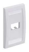 PANDUIT CFPE2IGY Faceplate, Faceplate, Panduit Mini-Com Modules, 2, ABS (Acrylonitrile Butadiene Styrene) Body