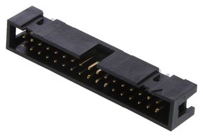 AMPHENOL COMMUNICATIONS SOLUTIONS 66506-076LF Pin Header, Wire-to-Board, 2.54 mm, 2 Rows, 34 Contacts, Through Hole Straight
