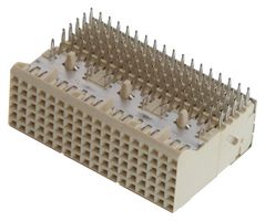 AMPHENOL COMMUNICATIONS SOLUTIONS 84688-103LF Connector, Metral Series, 90 Contacts, 2 mm, Receptacle, Press Fit, 5 Rows