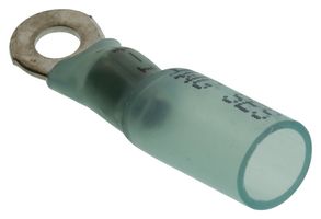 MULTICOMP 3952 Ring Tongue Terminal, M3.5, #6, 14 AWG, Blue