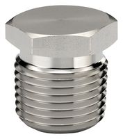 PG1-SS1-EP NOSHOK, 1-2 NATIONAL PIPE THREAD NPT STAINLESS STEEL PLUG ...