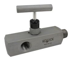 NOSHOK 204-MFC Válvula de Aguja, 1/2" NPT, Rosca Macho/Hembra, 10000 psi, Serie 200