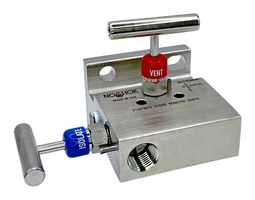 NOSHOK 2100-MFS Manifold Valve, 1/2" NPT, Flange/Female Thread, 6000 psi, Manifold Rail Mount, 2100 Series