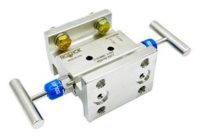 NOSHOK 2120-MMS Válvula Manifold, Brida/Brida, 6000 psi, Montaje en Riel Manifold, Serie 2120