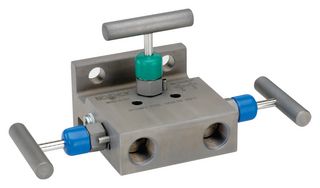 NOSHOK 3010-MFC Manifold Valve, 1/2" NPT, Flange/Female Thread, 10000 psi, Manifold Rail Mount, 3010 Series