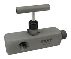 NOSHOK 304-MFC Needle Valve, 1/2" NPT, Male/Female Thread, 6000 psi, 300 Series